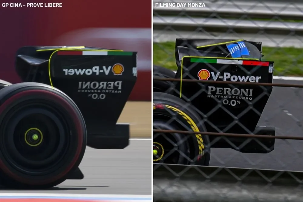 Ferrari trials updated 'Macarena' wing in Monza F1 test - 1