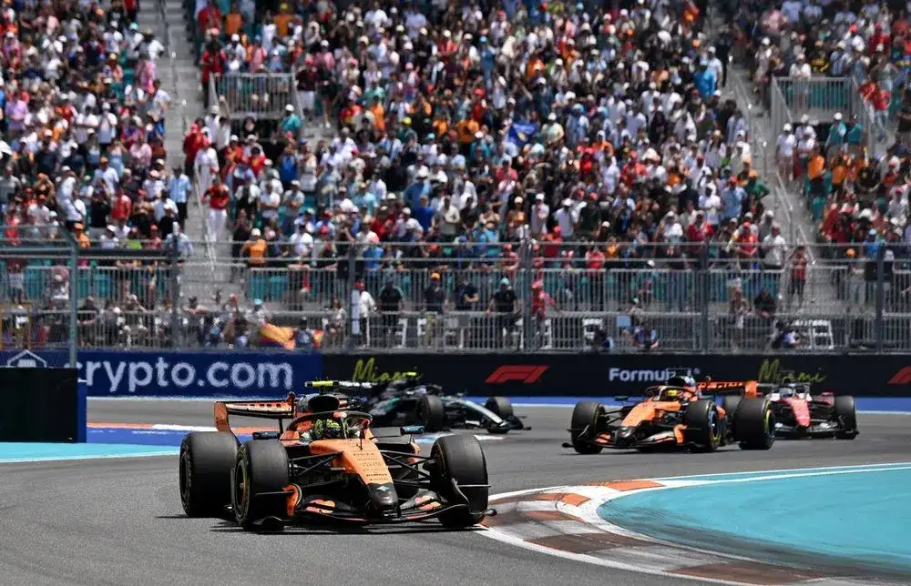 Miami Grand Prix: main race qualifying after Norris wins sprint race – live - 2