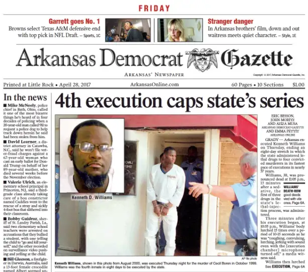 Family of Arkansas murder victim urges governor to set execution date - 1