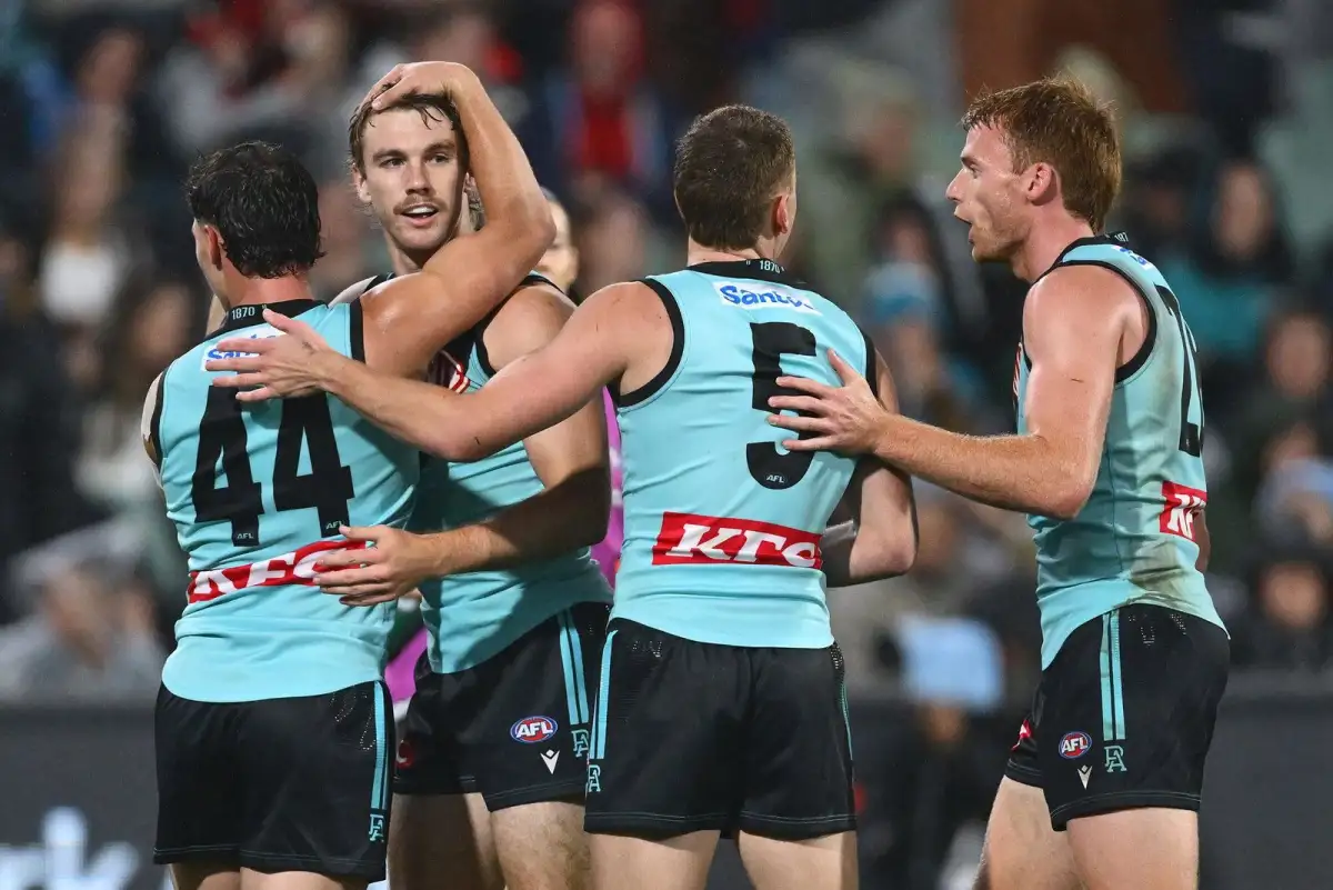AFL Gather Round LIVE: Tempers flare but Saints laugh last against Port; Giants demolish Tigers, Cats do a job on Eagles - 1