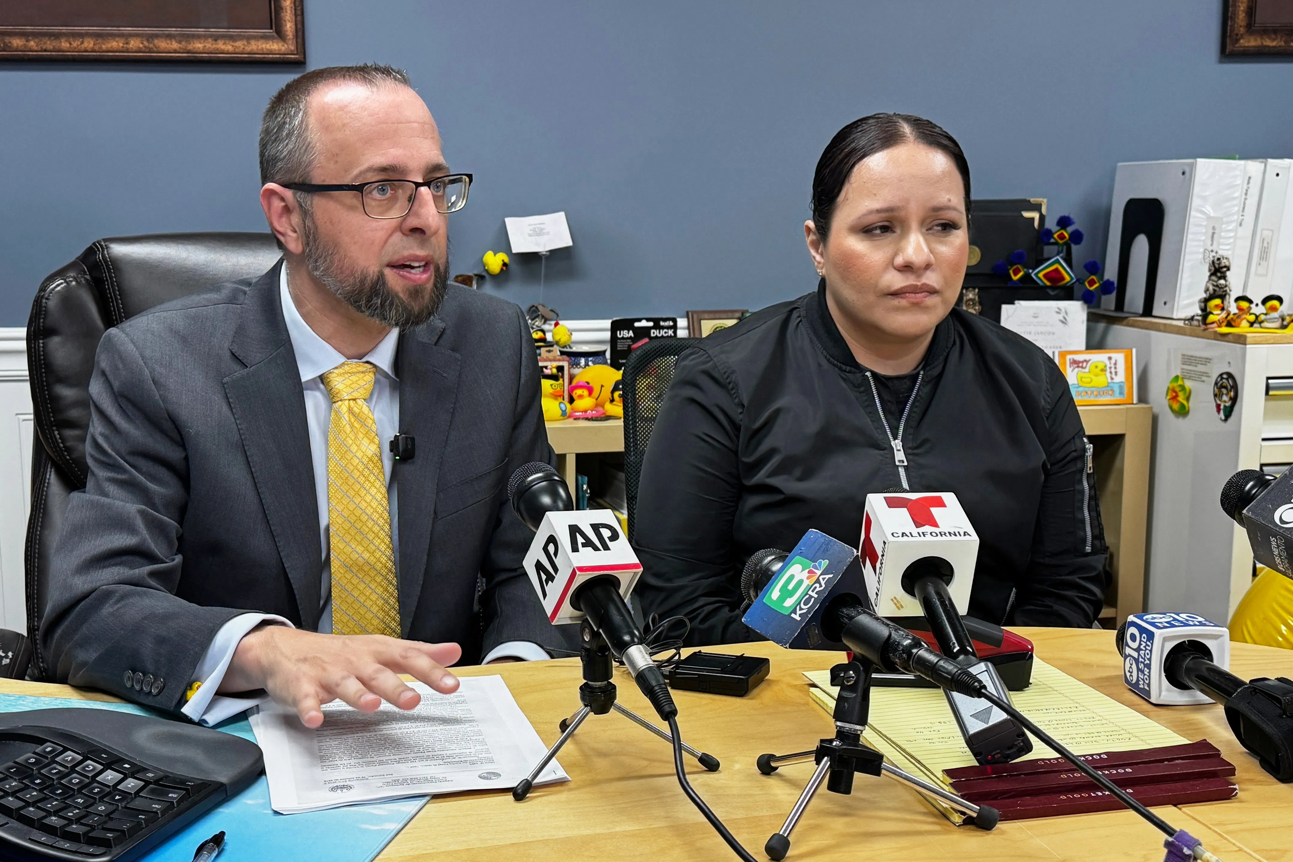 Attorney for a man shot by ICE says his client denies being a gang member - 1