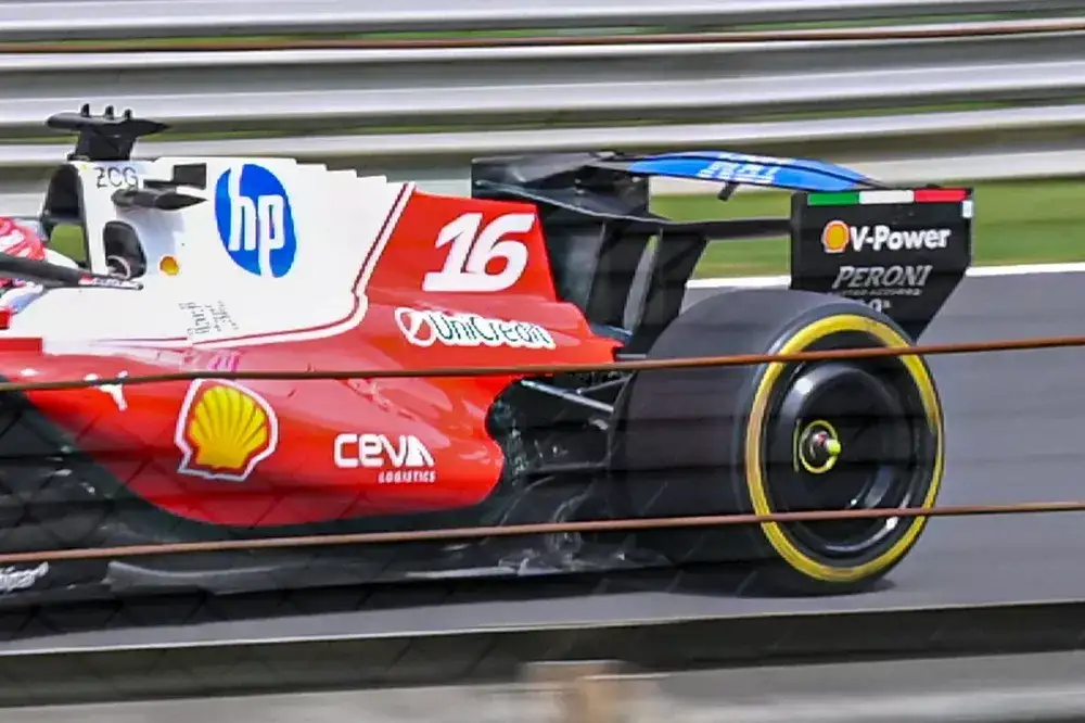Ferrari trials updated 'Macarena' wing in Monza F1 test - 3