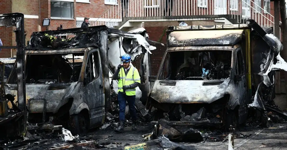 Police investigate yet another suspected arson attack at memorial wall in north London - 1