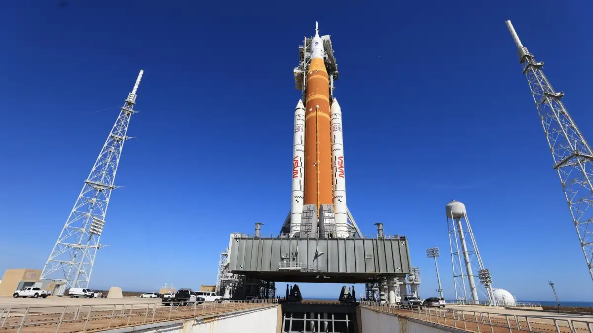 NASA Conducts Launchpad Test of the Massive Artemis Rocket - 1