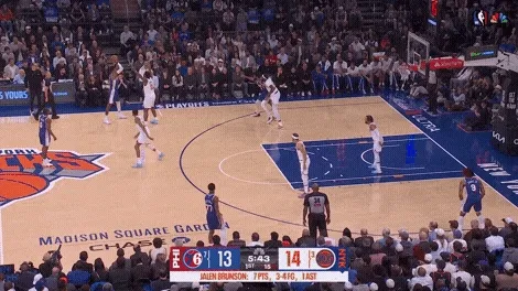 Brunson, Knicks pull out win, go up 2-0 on 76ers - 2