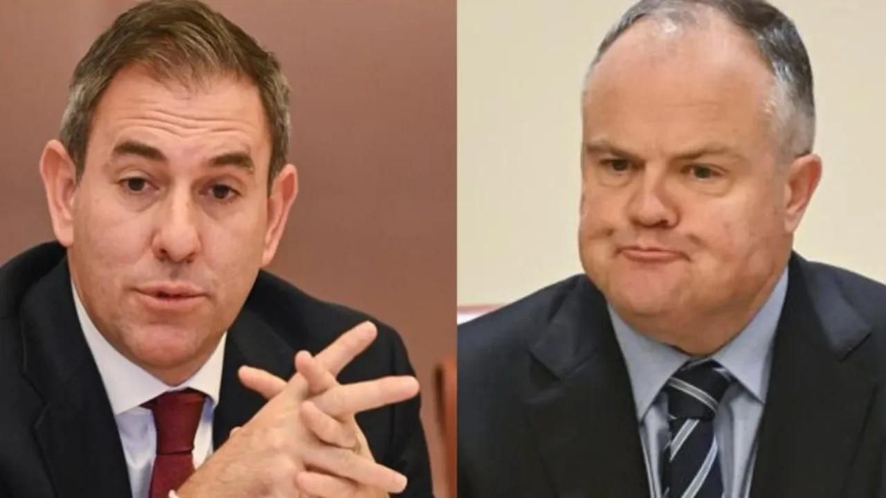 Jim Chalmers' brutal attack on the Morrison government's economic record spectacularly backfires when he's accused of citing the wrong figures in Parliament - 4