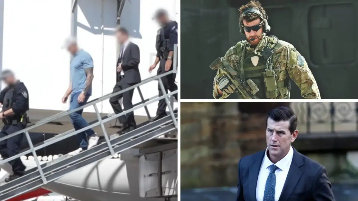 Ben Roberts-Smith released from prison amid chaotic scenes - 1