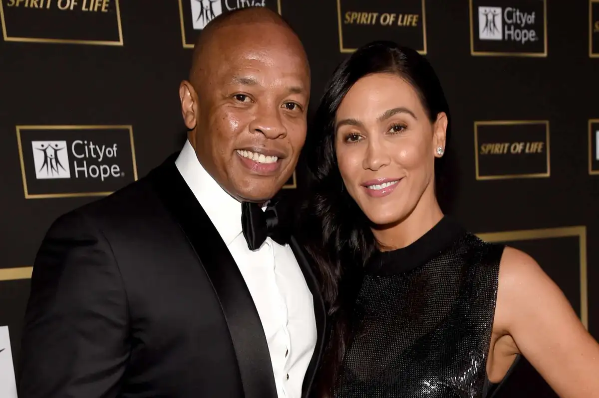 Dr. Dre, 61, holds hands with The Valley's Michelle Saniei, 37, during sushi date at Nobu Malibu - 1