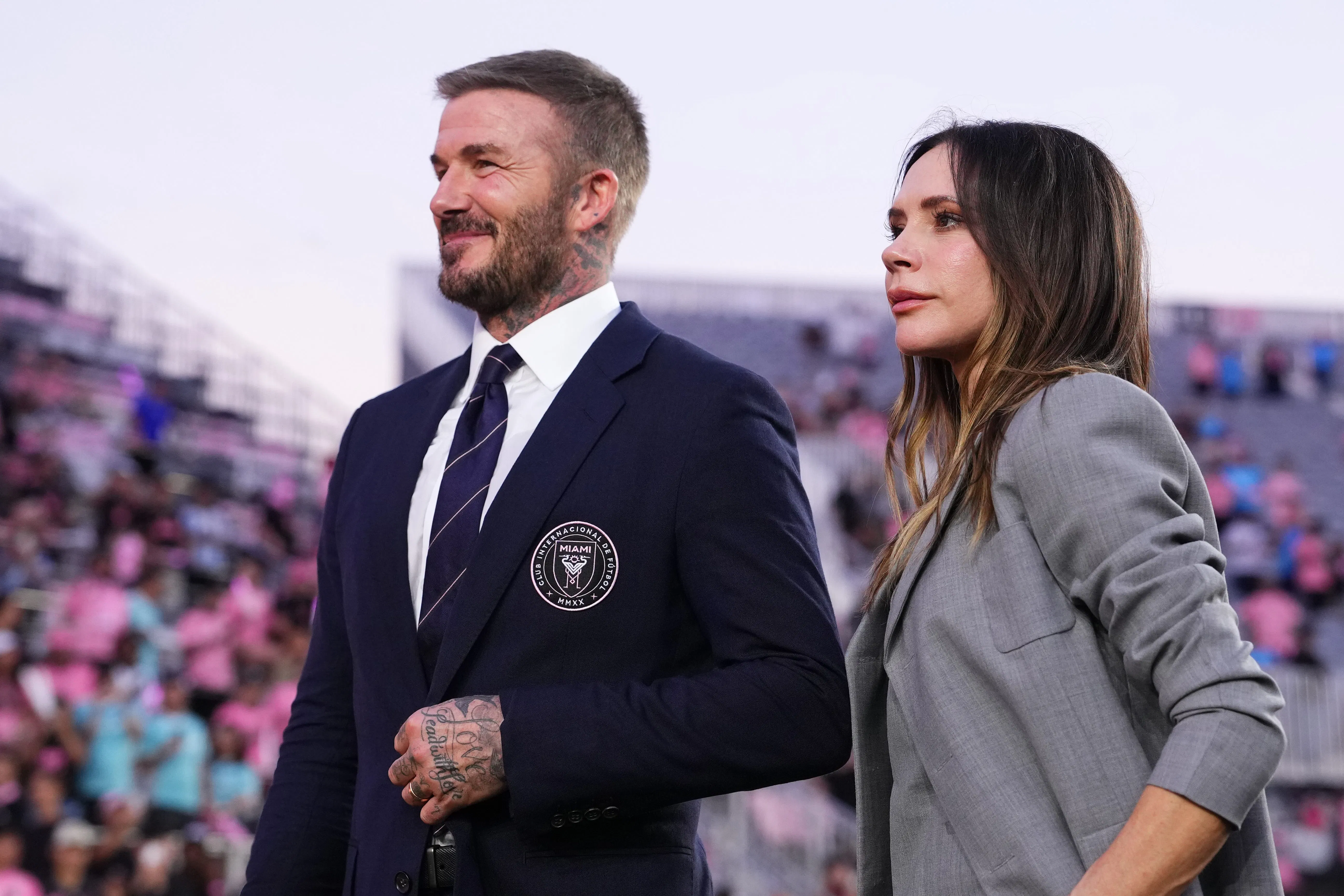 Victoria Beckham proves she's still the ultimate WAG as she joins husband David and sons Romeo and Cruz in Miami to watch Argentina take on Cape Verde in the World Cup - 2
