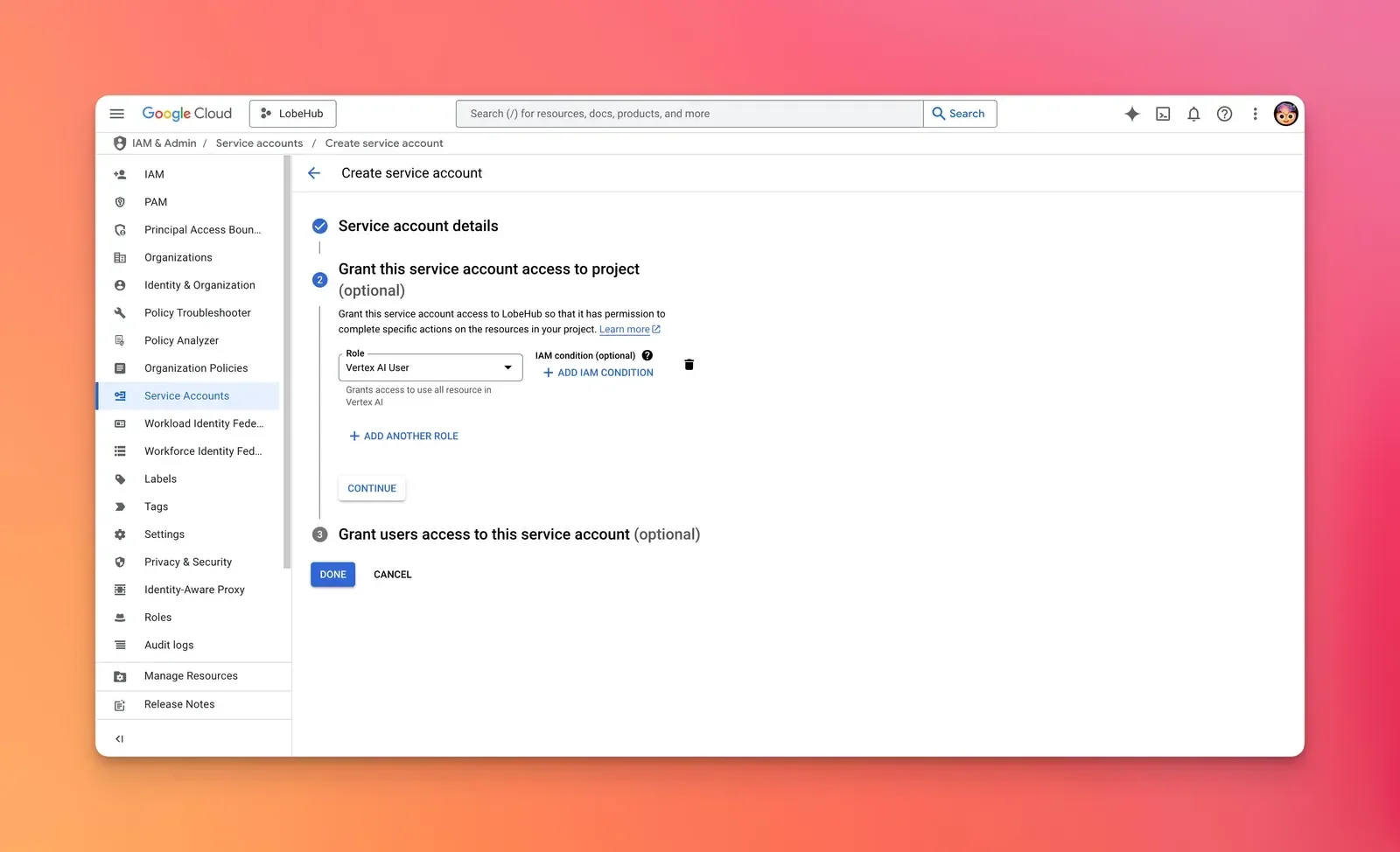 Vertex AI Studio (API keys) - Google Cloud Console - 1