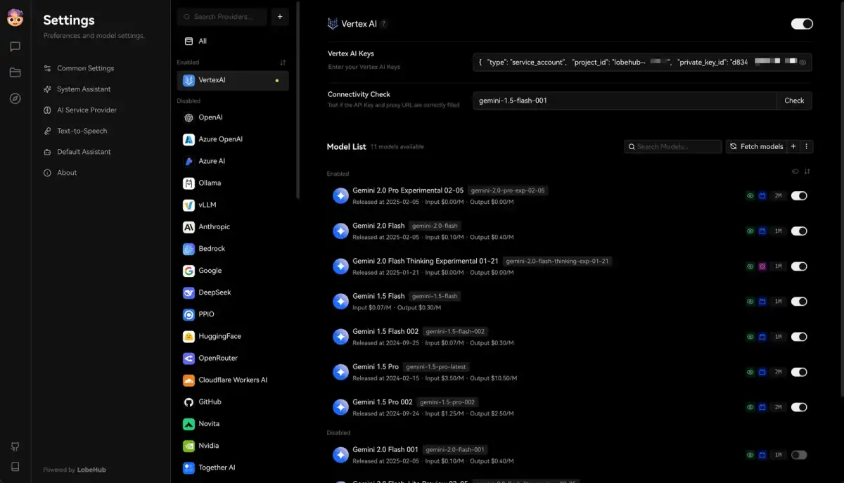 Vertex AI Studio (API keys) - Google Cloud Console - 3