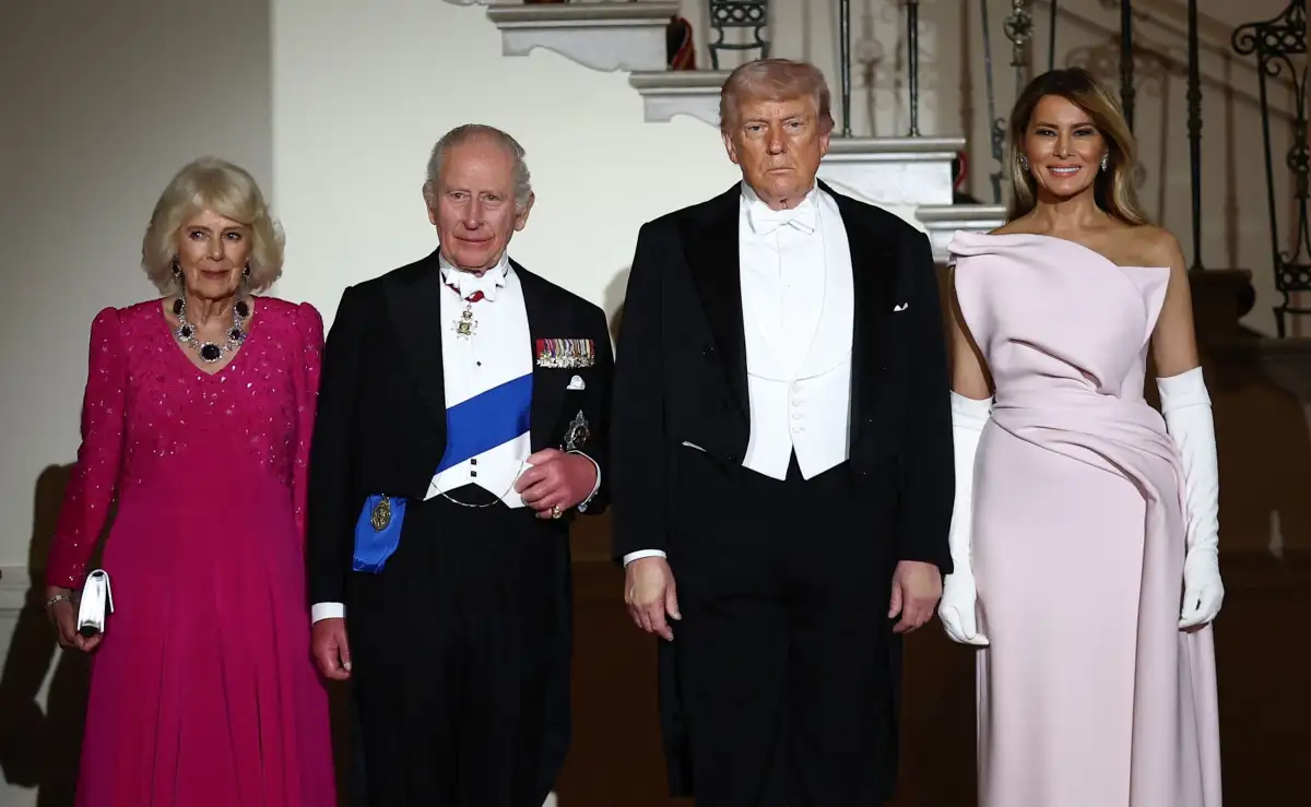 At State Dinner, King Charles Charms the Court of Trump - 1