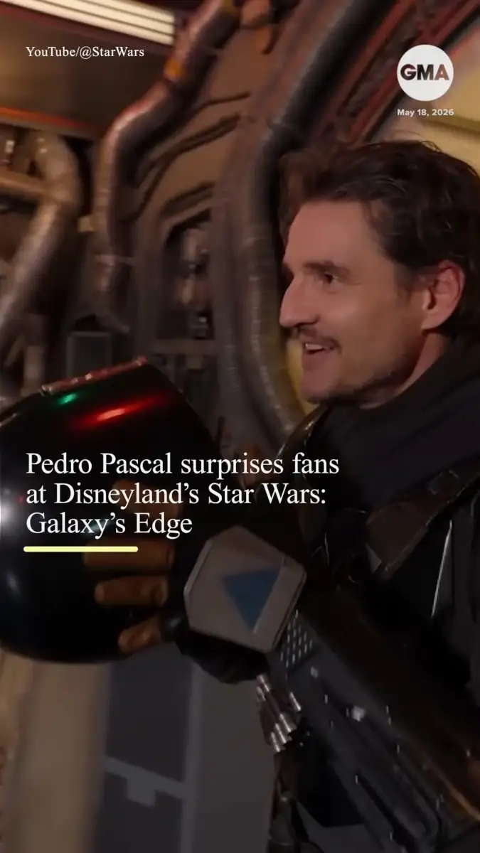Pedro Pascal goes undercover for 'Star Wars' surprise at Disneyland - 4
