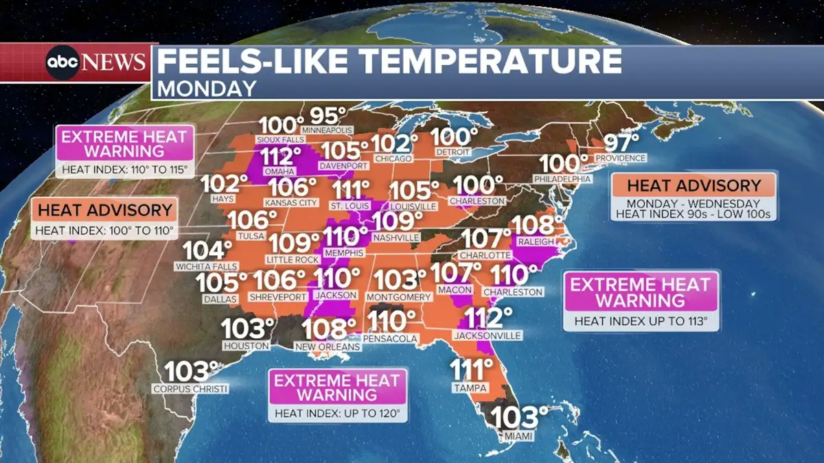 Millions brace for record-shattering heatwave scorching over 20 US states - 3