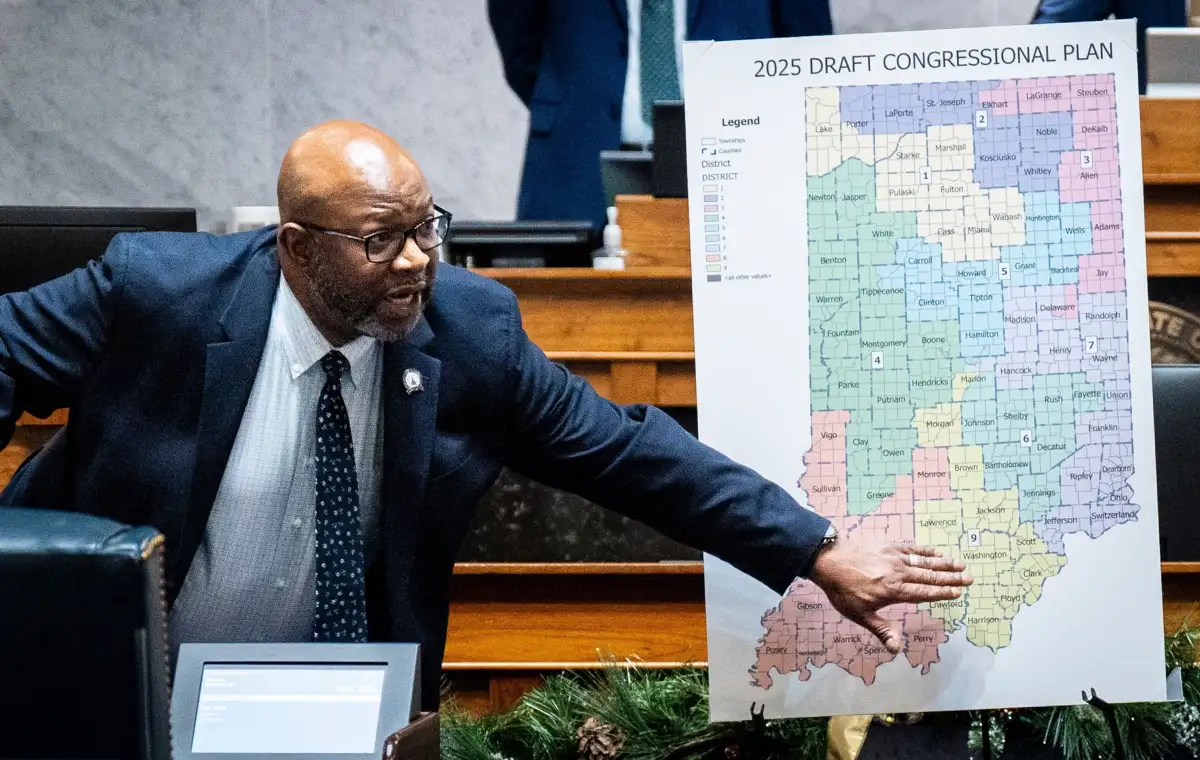 Trump largely succeeds in upending Indiana state Senate over redistricting - 1