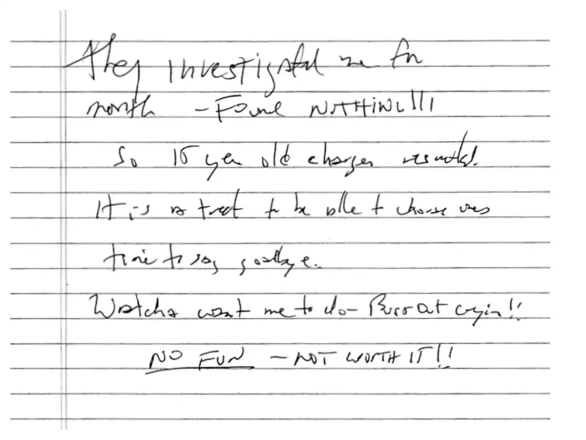 Alleged suicide note written by Jeffrey Epstein unsealed by federal judge - 1