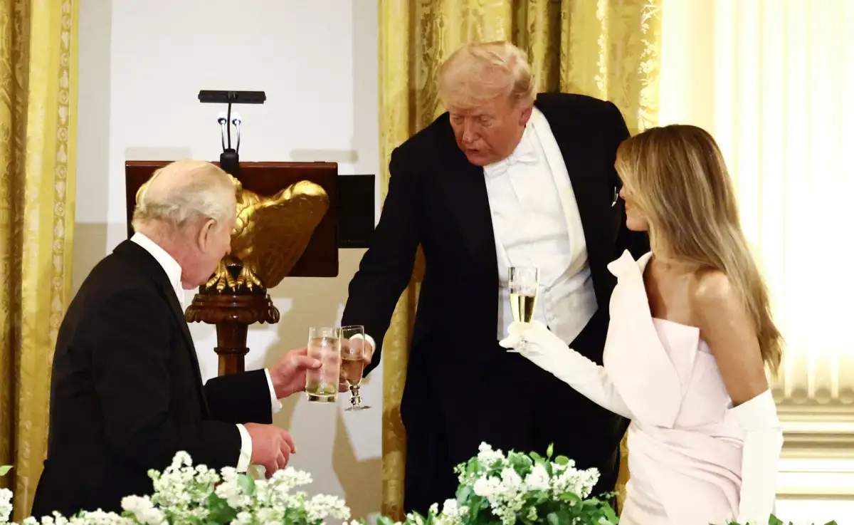 At State Dinner, King Charles Charms the Court of Trump - 2