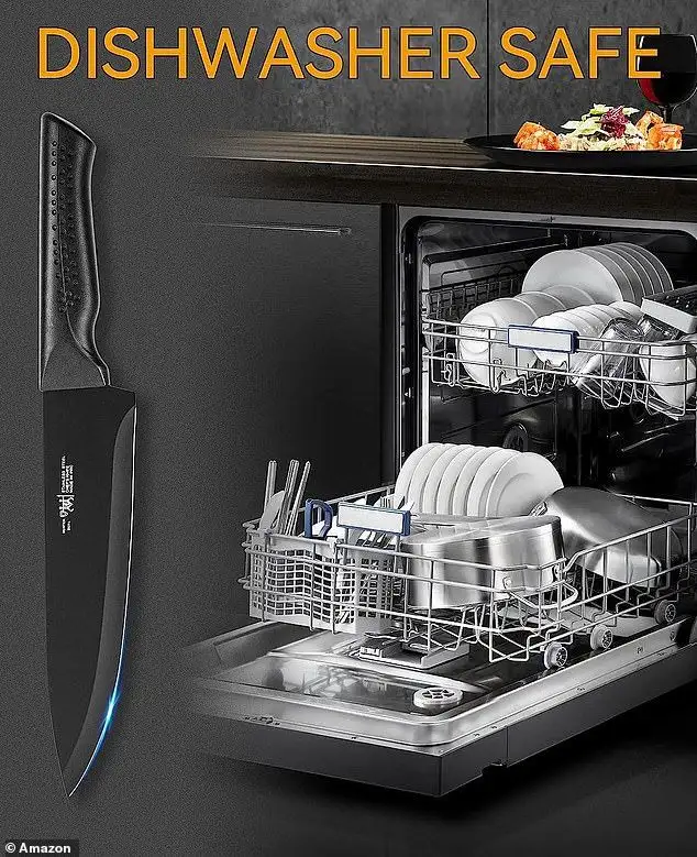 Dull knives can be a hidden kitchen danger. We found a set with a built-in sharpener — it's 51% off right now - 1
