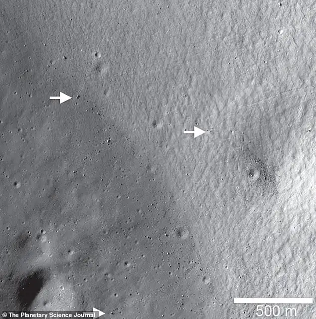 The moon is SHRINKING: Scientists discover more than 1,000 new cracks on the lunar surface - and they could be disastrous for NASA - 3