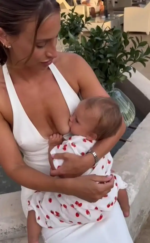 Ferne McCann reveals she is feeling 'broody' as she reflects on emotional breastfeeding journey with her two-year-old daughter Finty - 1