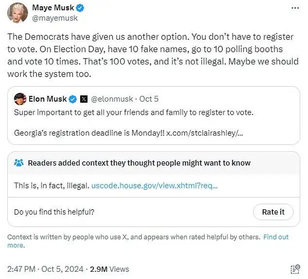 Did Elon Musk Accidentally Reveal He's Controlling His Mum's X Account? Bizarre Reply Raises Eyebrows - 2