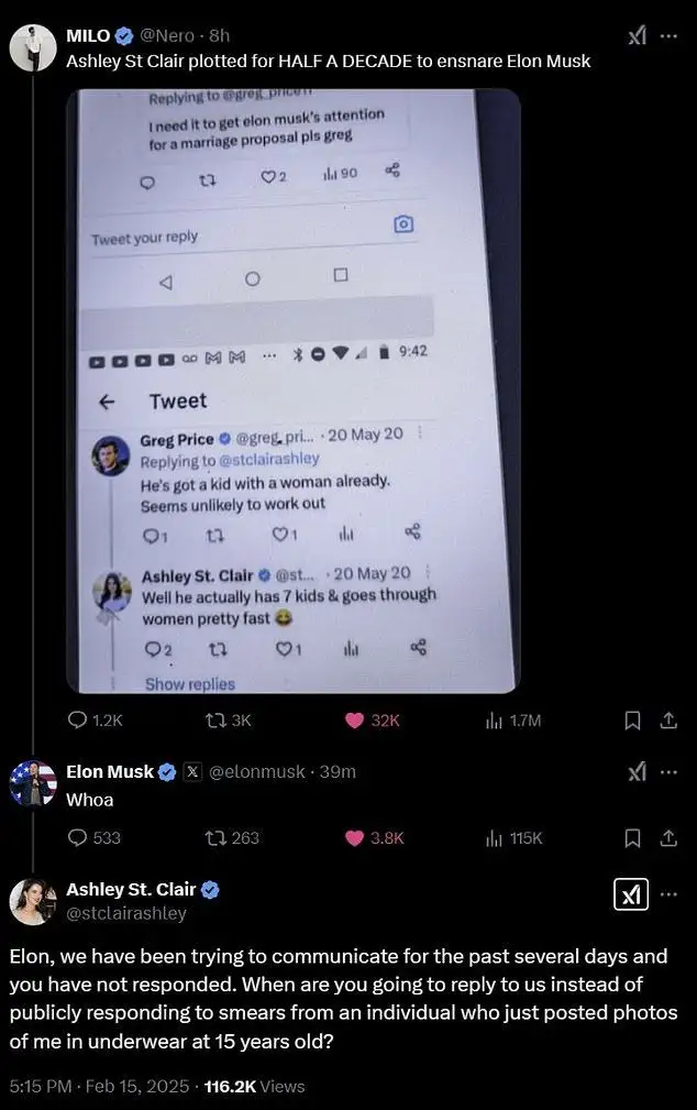 Is MAGA 'Fake, Staged and Coordinated'? Elon Musk's 'Baby Mama' Ashley St. Clair Claims Trump Used Secret Chats to Direct Influencers - 1
