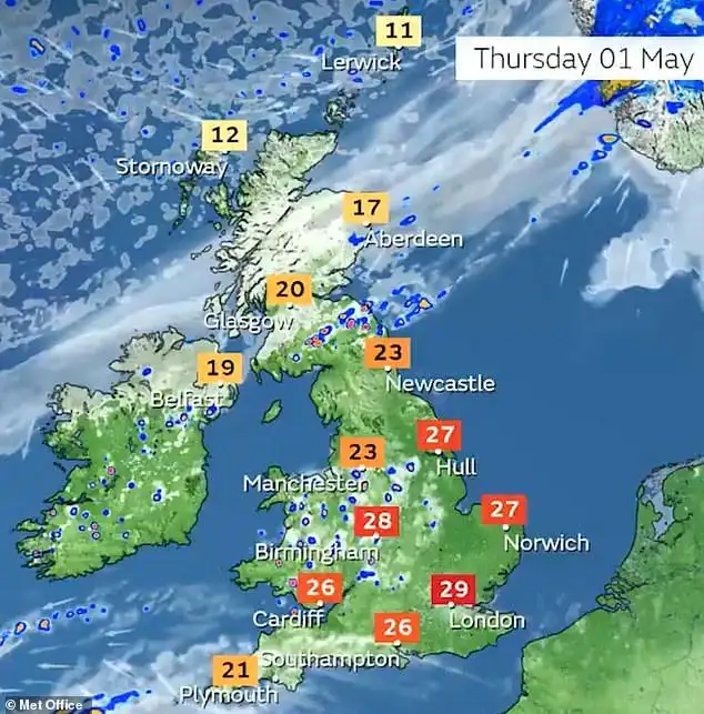 London to be hotter than Barcelona as Met Office forecasts sunshine and 26C temperatures - 3