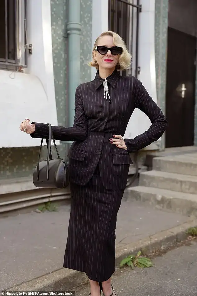 Naomi Watts' model daughter Kai Schreiber, 17, steals the spotlight from her famous mother at star-studded Balenciaga show during Paris Fashion Week - nine months after nepo baby came out as transgender - 1