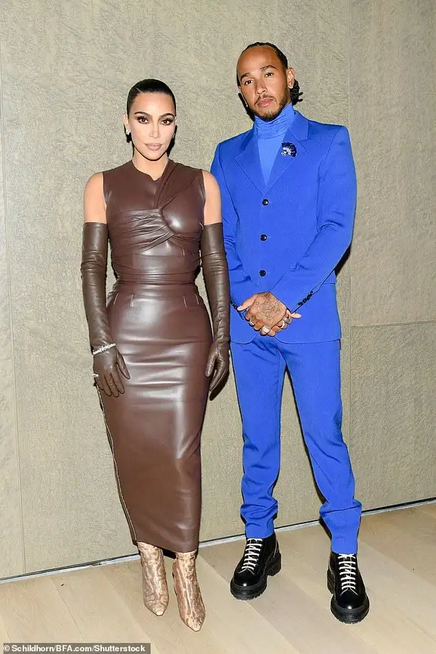 Kim Kardashian's friends reveal VERY cheeky secret nickname for Lewis Hamilton... and intimate details of their 'friends with benefits' arrangement - 1