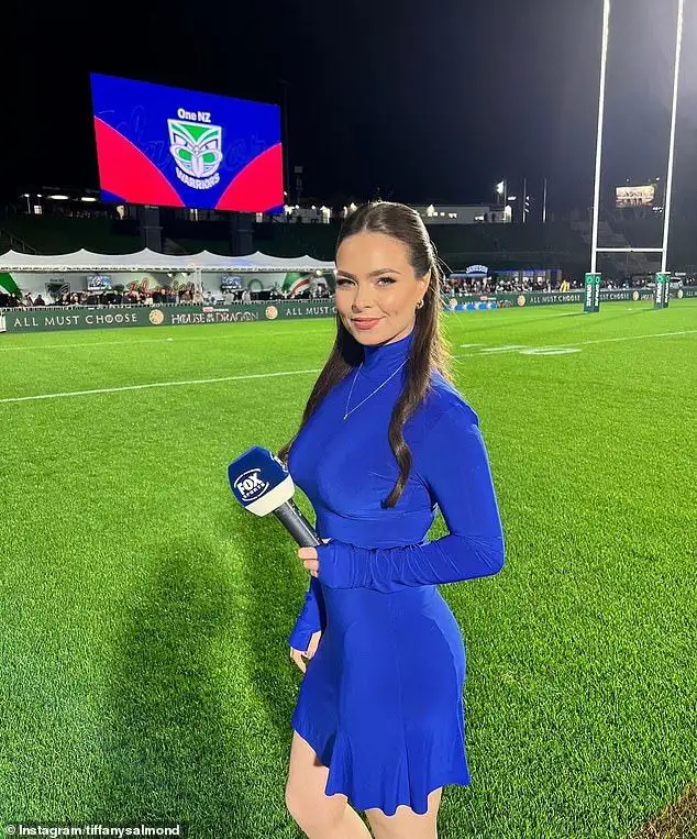 Glamorous NRL presenter Tiffany Salmond sizzles at Bondi Icebergs - after she revealed footy stars sent her 'sexually charged' messages - 4