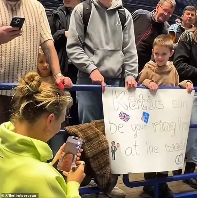 Katie Boulter's cheeky message for fiancée Alex de Minaur as the Aussie FINALLY snaps his Rotterdam title drought - 3