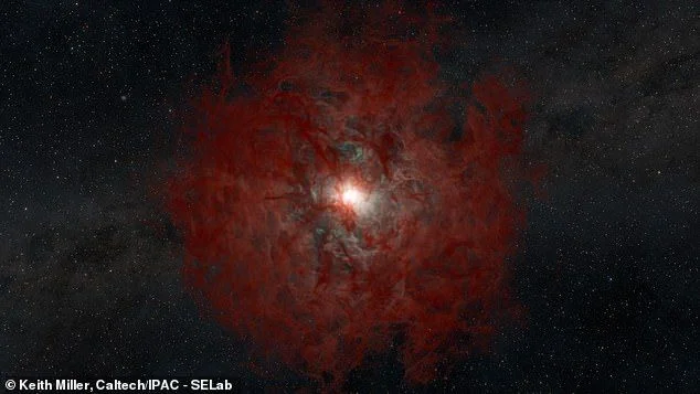 Watch the death of a STAR: Incredible animation reveals the moment a supergiant collapses into a black hole - 1