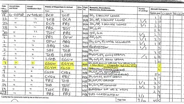 Last call for Lolita Express: Flight logs to Epstein's private jet reveal full sickening extent of paedo financier's 90 secret trips to Britain... and his visits to see his friend, Andrew - 4