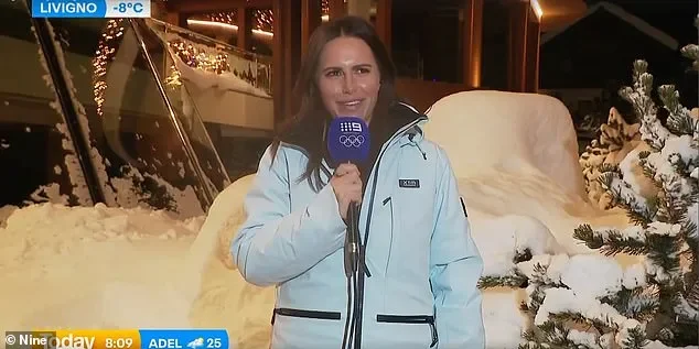 Bizarre moment Today show's Danika Mason slurs her way through a sports report from the Winter Olympics in Italy during loose segment that has Karl Stefanovic in stitches - 2