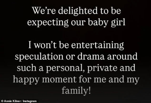 Kyle Walker's 'delighted' pregnant wife Annie Kilner announces they are expecting a baby girl - adding to their brood of four boys - 4