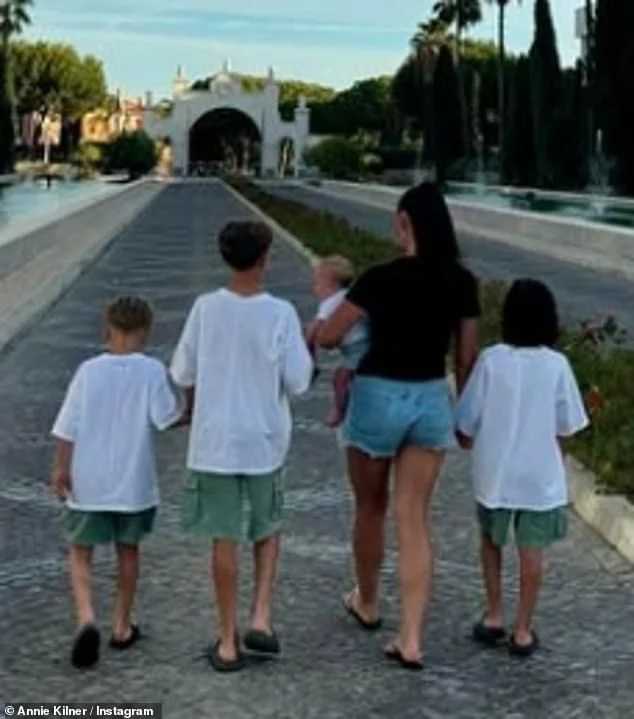 Kyle Walker's 'delighted' pregnant wife Annie Kilner announces they are expecting a baby girl - adding to their brood of four boys - 1