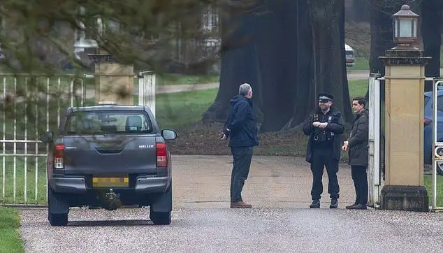 Arrested Andrew is pictured being released from custody: Former Prince is driven back to Sandringham from police station after becoming the first royal to be arrested in modern times - 3