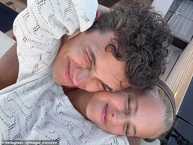 Lando Norris 'SPLITS from model girlfriend': F1 world champion appears to tell rival he is 'a single man' in leaked footage after being asked about his relationship with Magui Corceiro - 1