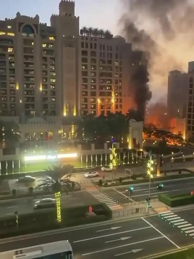 Dubai airport hit by Iran drone: Massive explosion as passengers ready to fly out are ordered off planes and terminals evacuated - 2