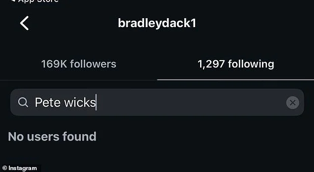 Pete Wicks is blocked by Olivia Attwood's ex-husband Bradley Dack after the pair were spotted leaving a hotel together - 3