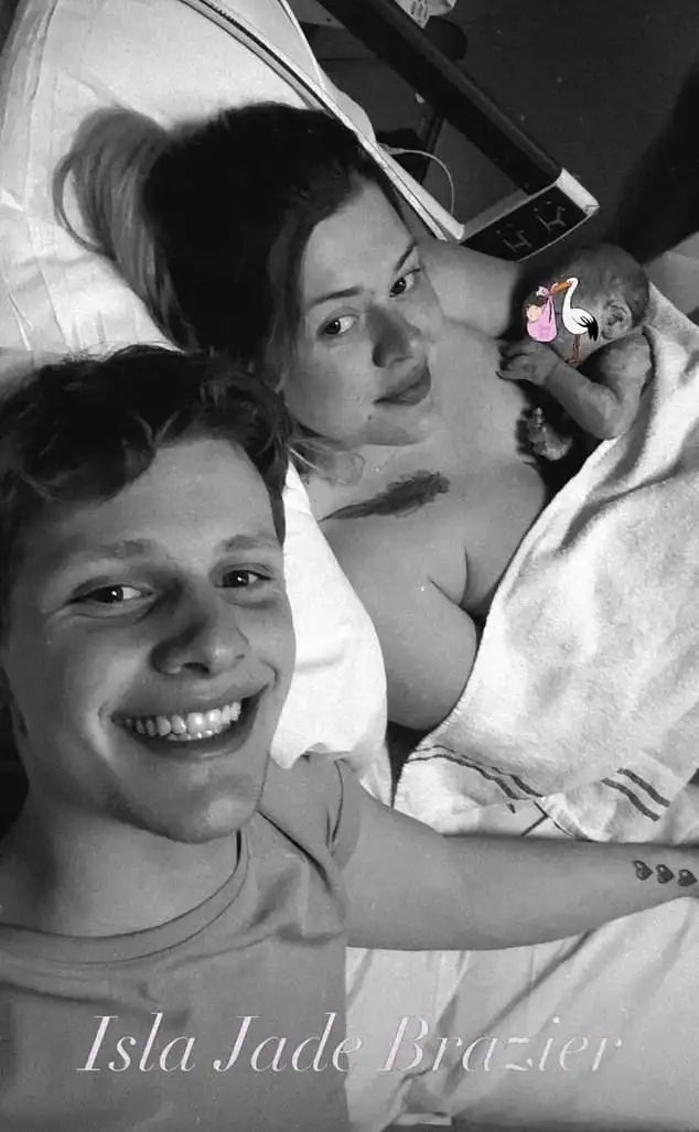 Freddy Brazier vows to be ‘best dad’ as he welcomes baby daughter - 4