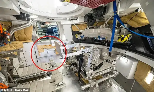 Toilet on board the Orion spacecraft BREAKS within hours of the Artemis II launch - as ground teams scramble to find a fix - 1