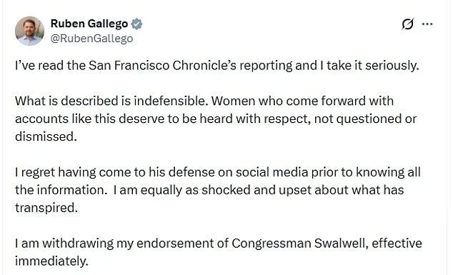 Eric Swalwell Faces Sex Assault Accusation as He Runs for California Governor - 1