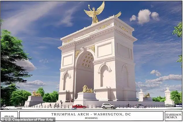 "Arc de Trump": Plans reveal 250-foot arch for Washington - 2