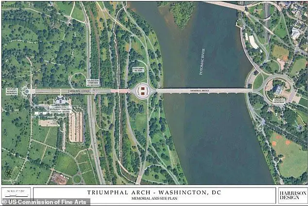 "Arc de Trump": Plans reveal 250-foot arch for Washington - 1