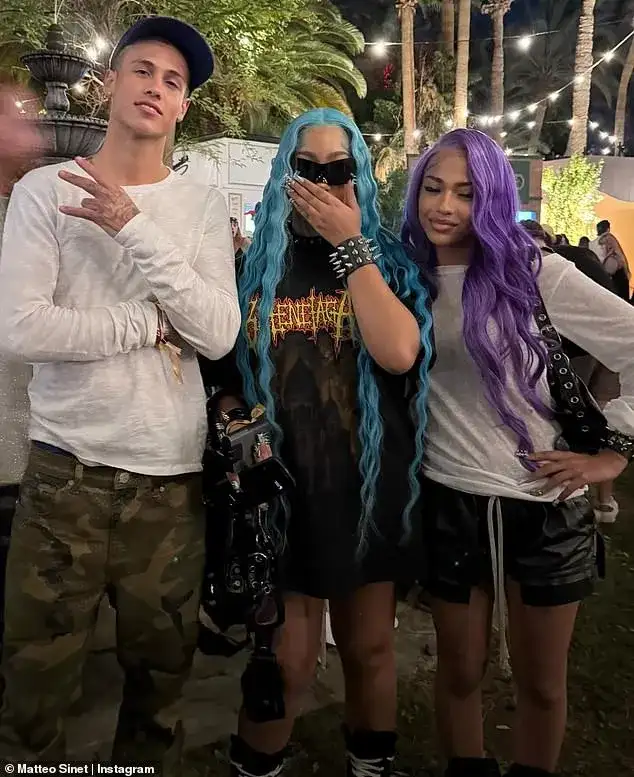 Kim Kardashian sweetly links arms with boyfriend Lewis Hamilton as romance heats up at Justin Bieber's Coachella set - 4
