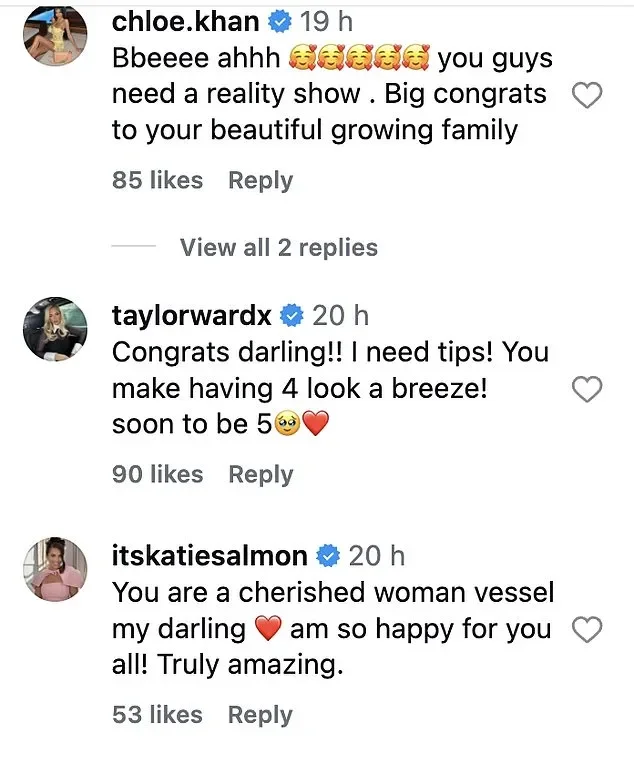 Ex On The Beach's Helen Briggs, 30, and Chet Johnson, 35, announce they are expecting their fifth child in six years as famous friends rush to congratulate - 4