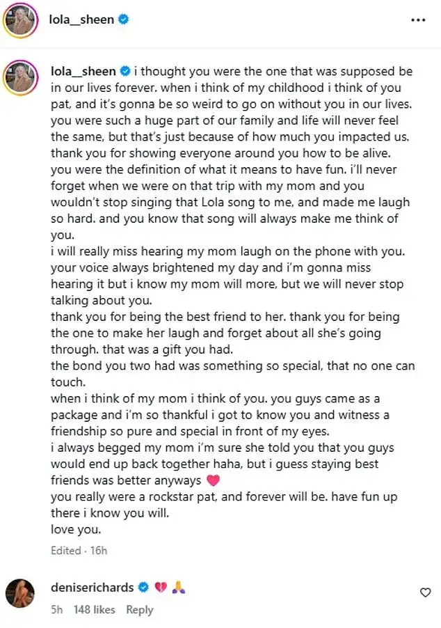 Denise Richards Shares Touching Tribute to Ex Patrick Muldoon - 4