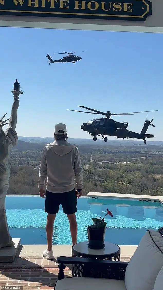 Pete Hegseth Invites Kid Rock on £75m Apache Helicopter Missions as Flight Data Tracks Rockstar's Military 'Joy Ride' - 2