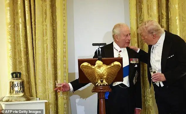At State Dinner, King Charles Charms the Court of Trump - 3